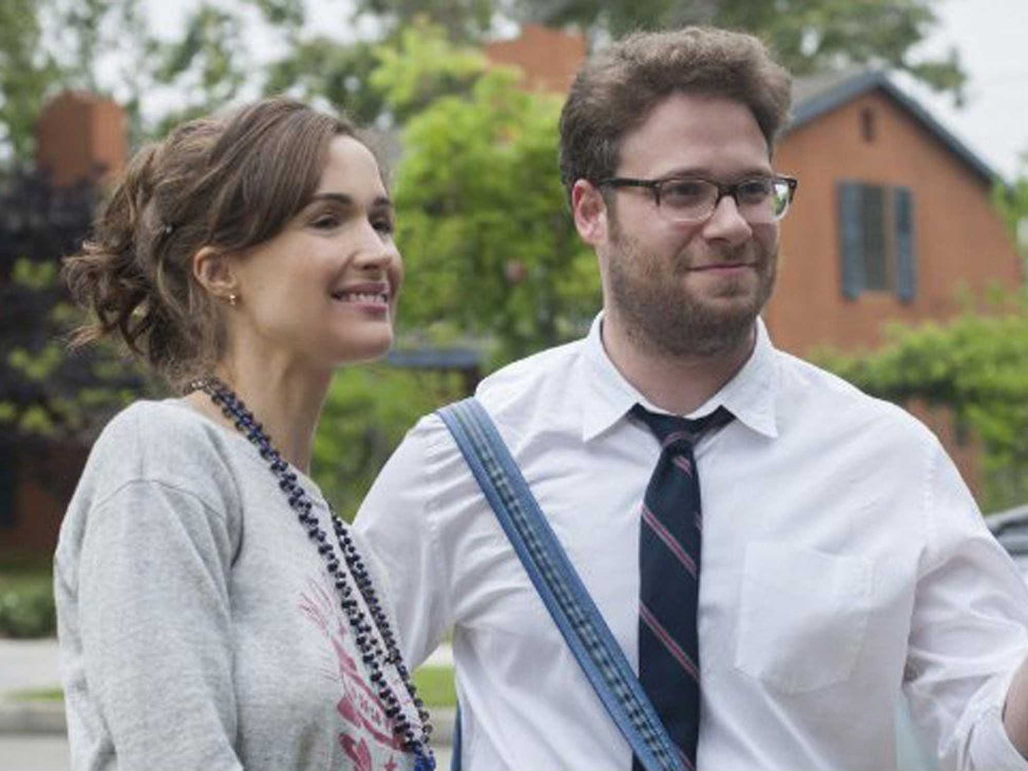 Seth Rogen and Rose Byrne in Neighbors