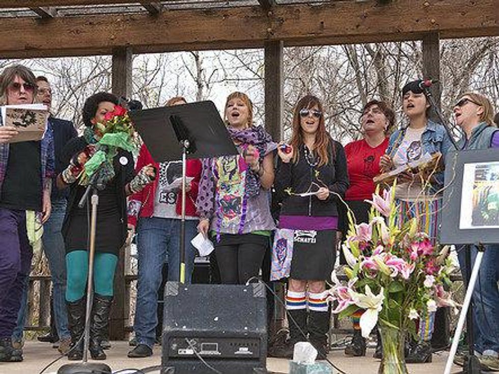 She's a Rainbow performed during Esme Barrera memorial
