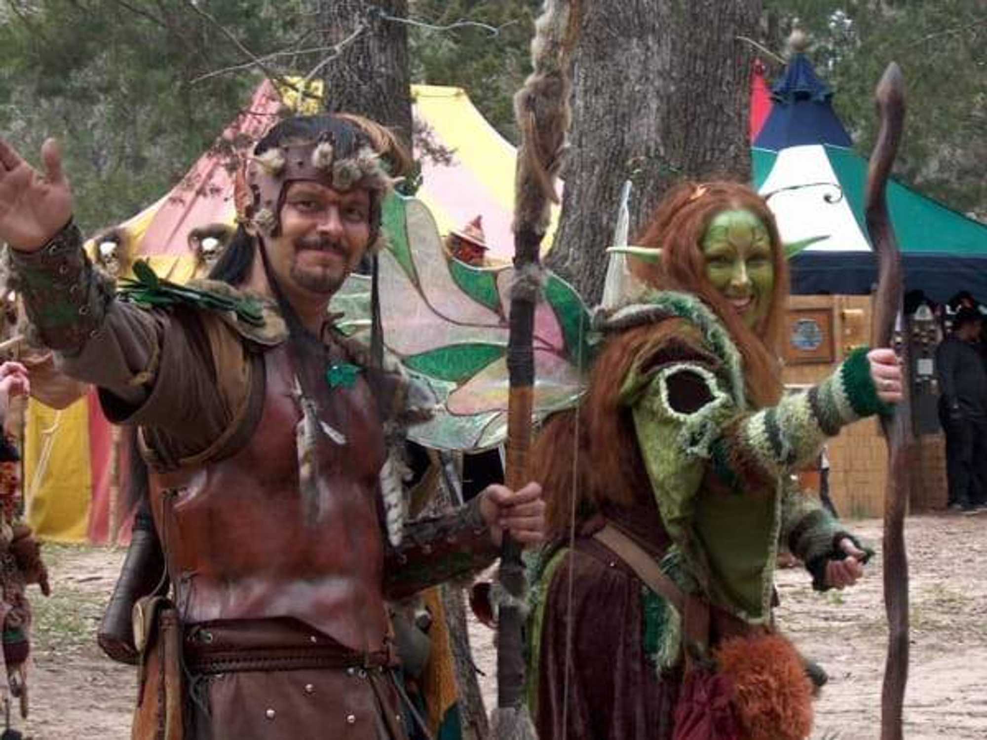 Sherwood Forest Faire festival goers