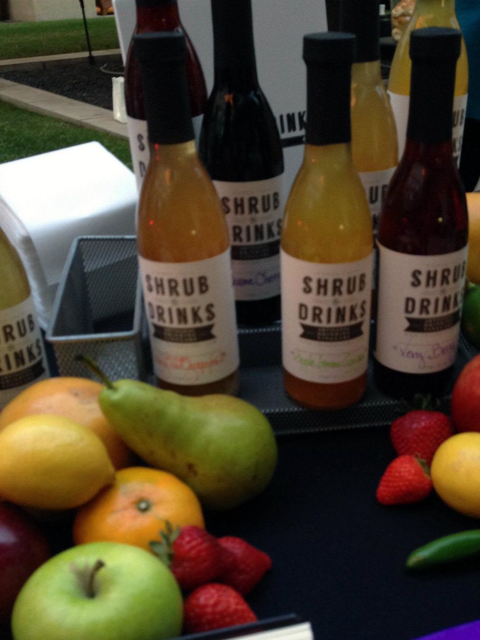 Shrub drinks at Dames Across Texas event