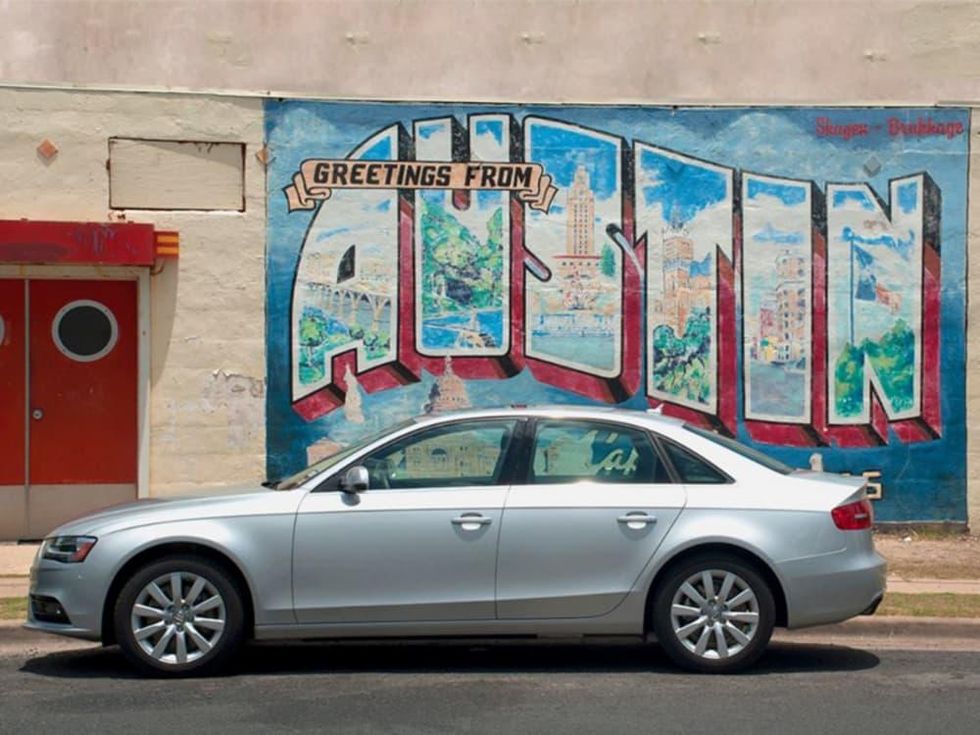Silvercar Audi Greetings from Austin Startup 2016