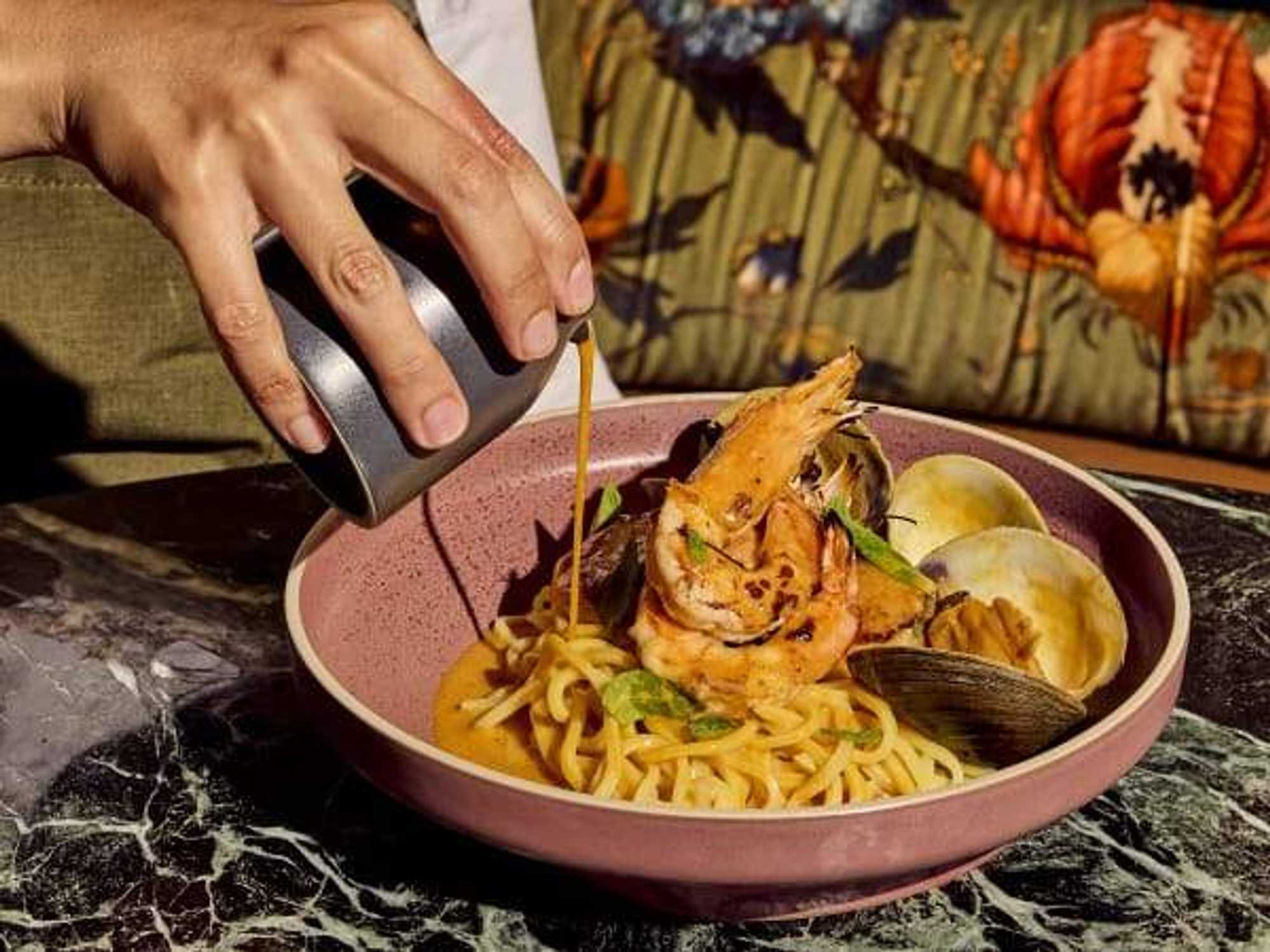 Siti shrimp noodles dish