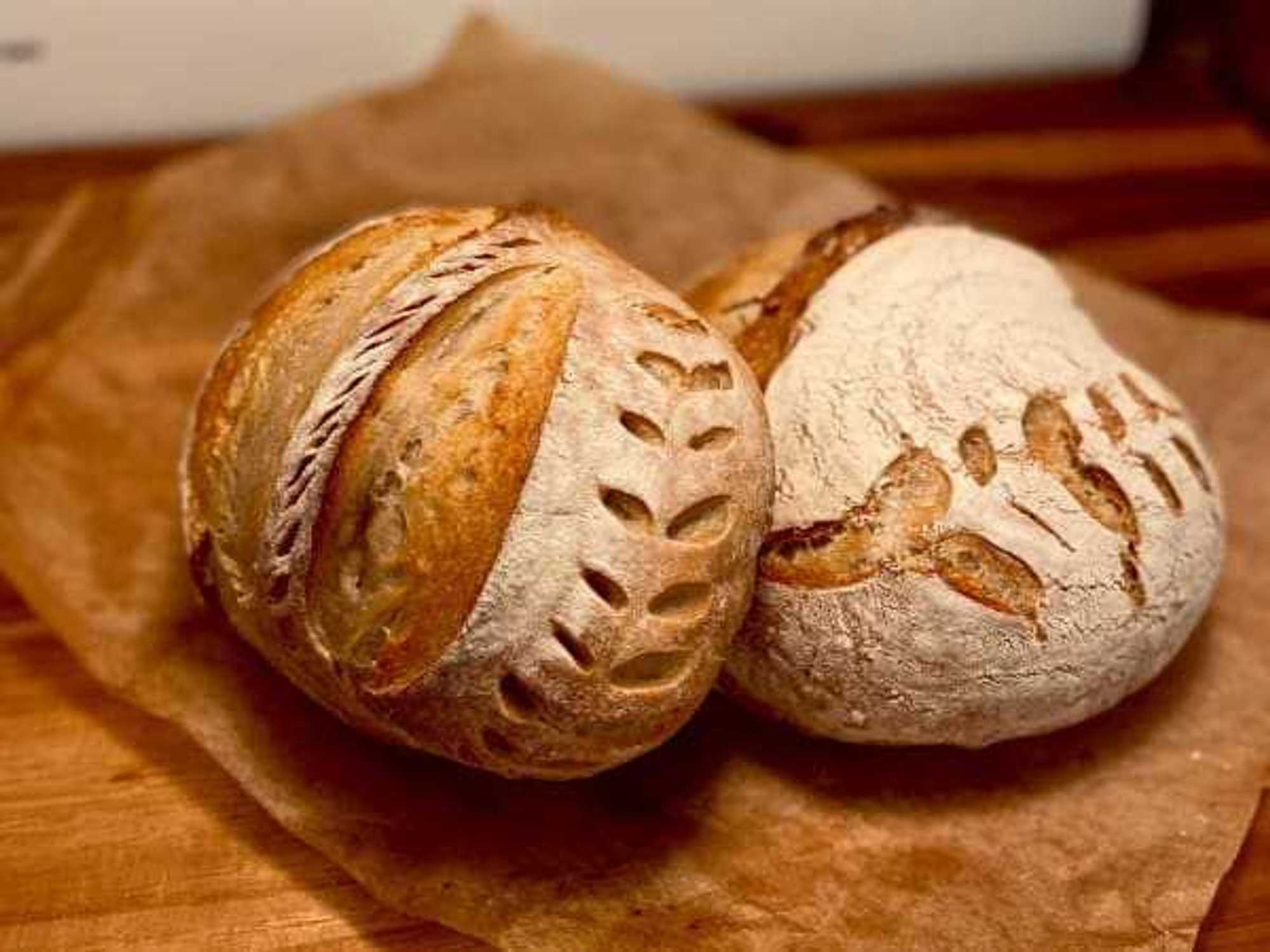 sourdough loaves