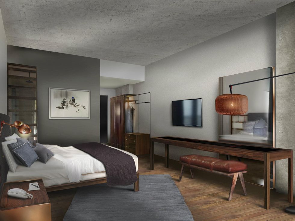 South Congress Hotel guestroom