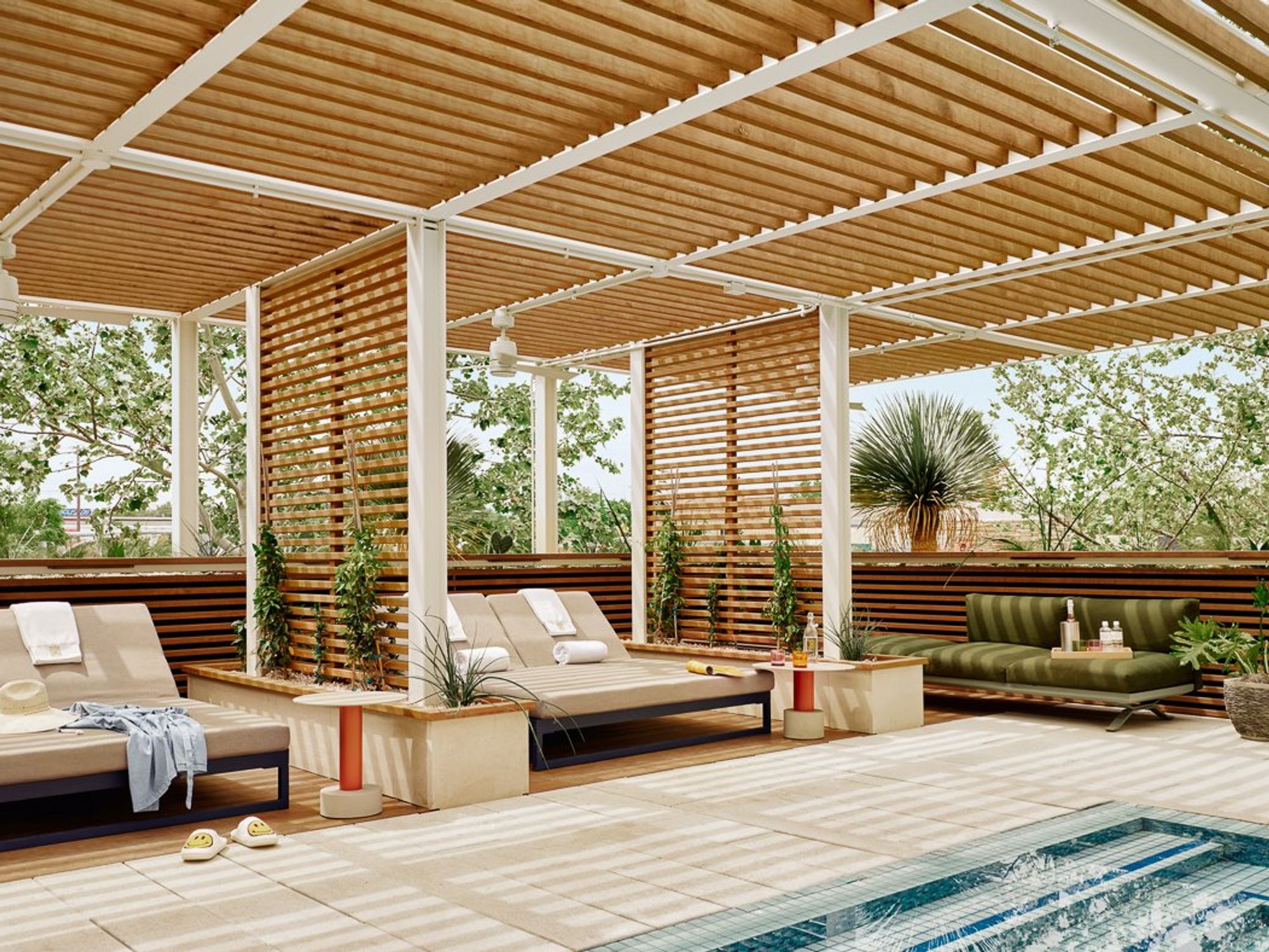 South Congress hotel pool deck