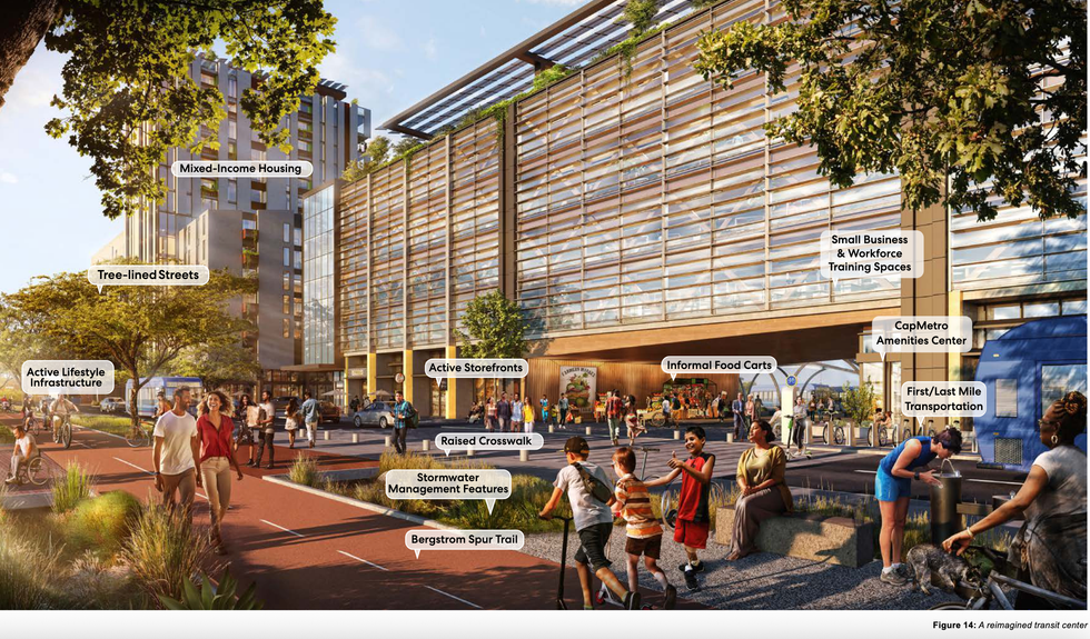 South Lamar Transit Center plan