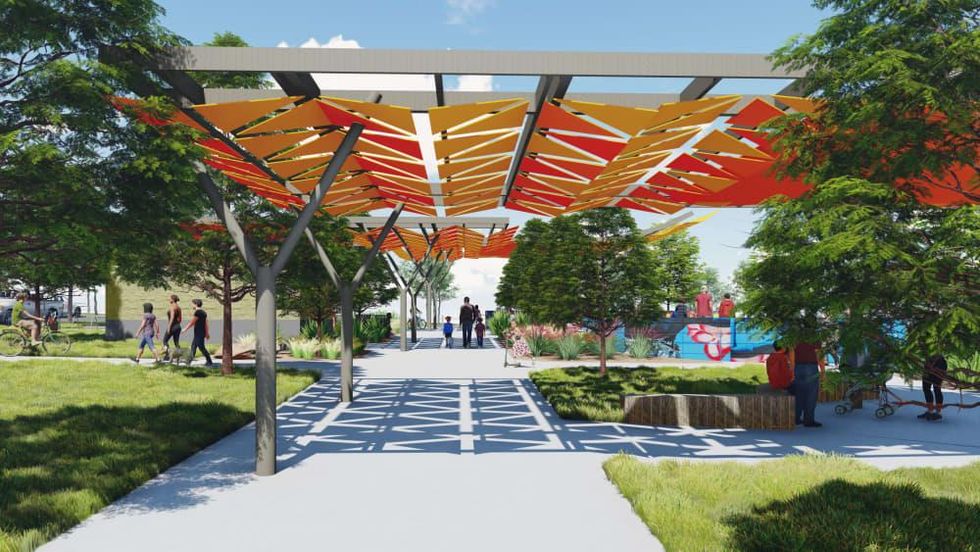 Southeast Greenway park rendering