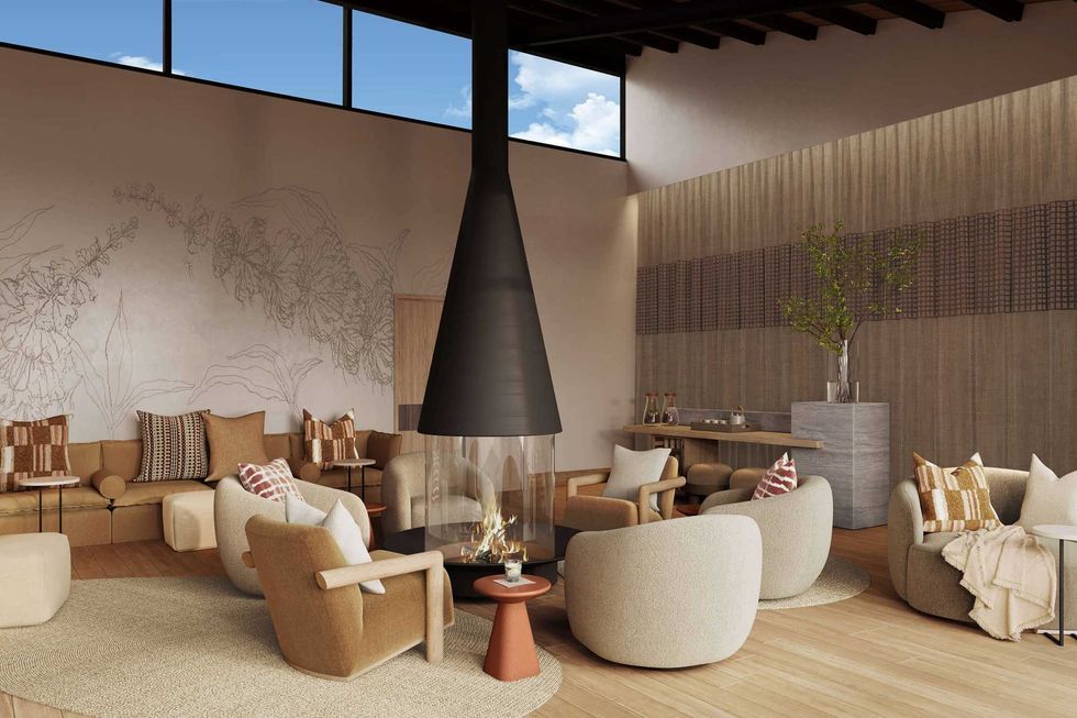 Spa Lounge at Canyon Ranch Austin