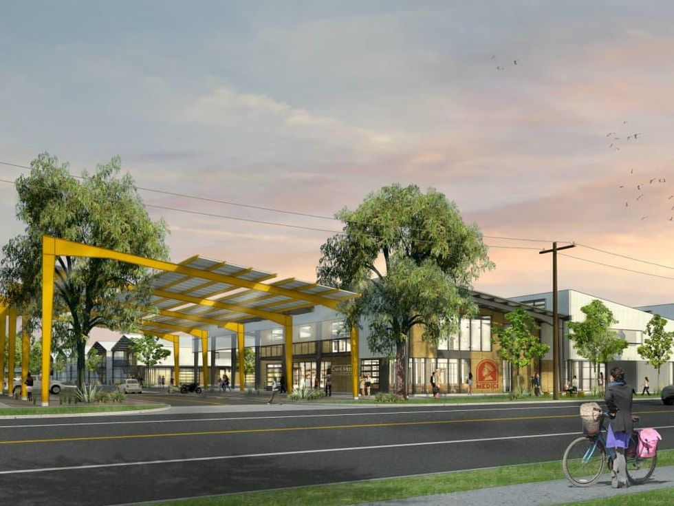 Springdale General creative office complex rendering Central Austin Management Group 2016