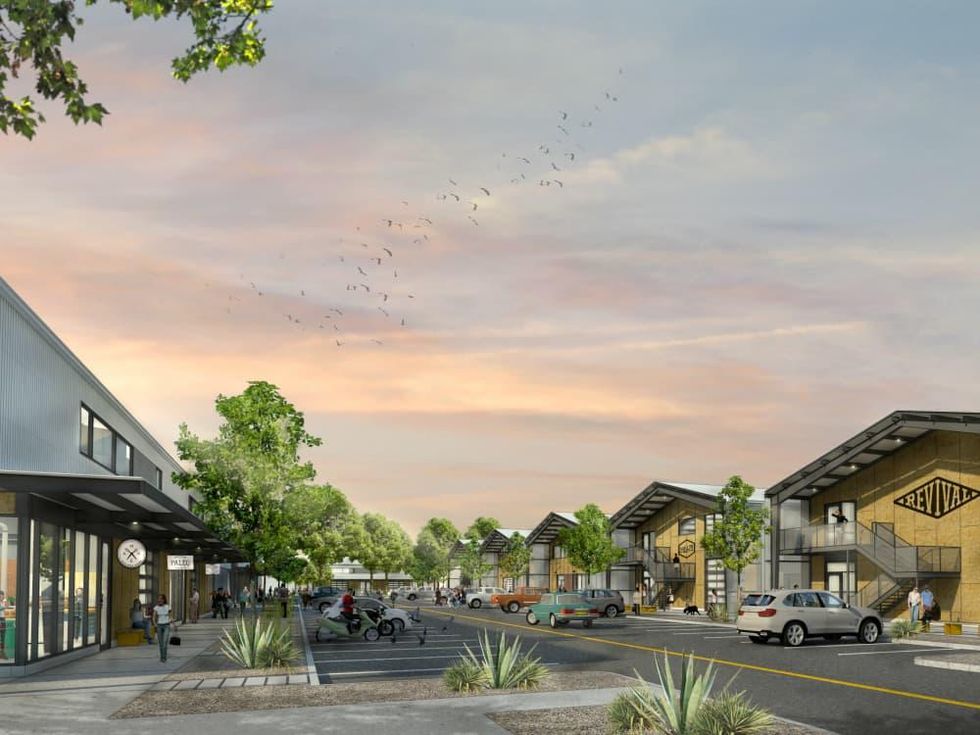 Springdale General creative office complex rendering Central Austin Management Group 2016