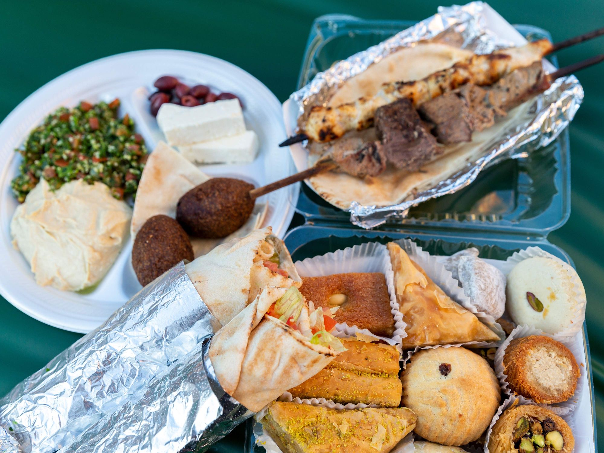 St. Elias Mediterranean Festival food