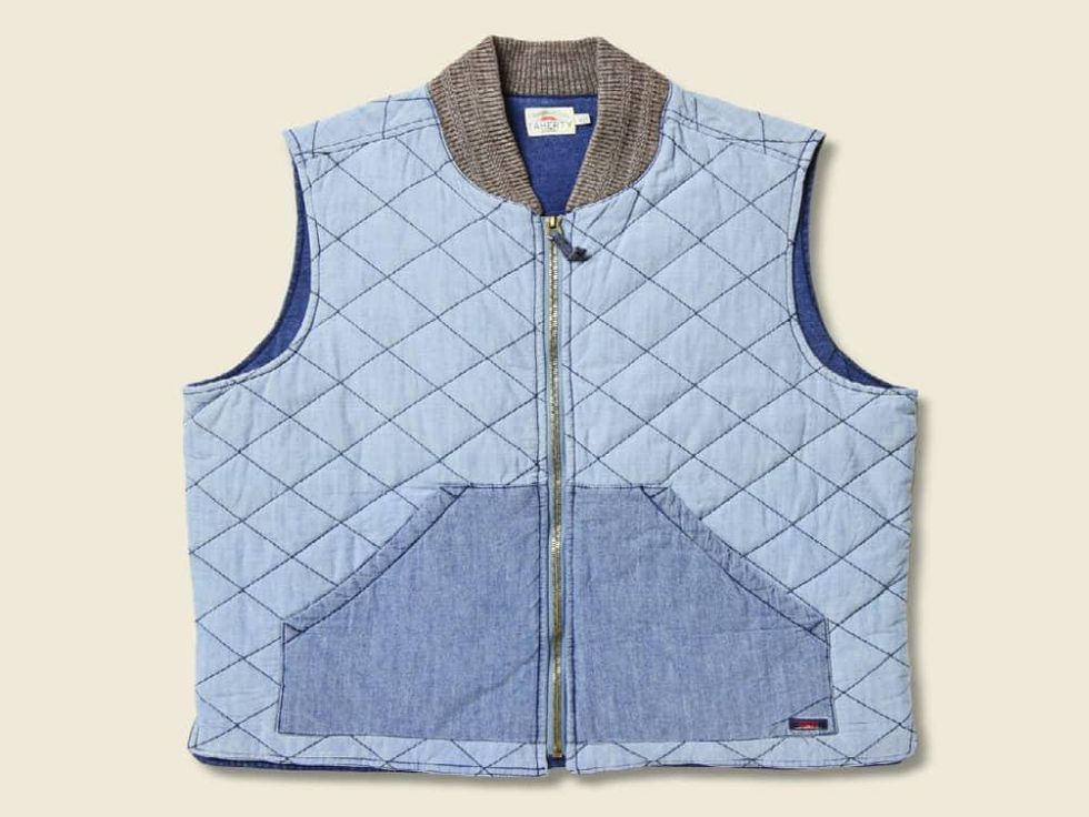 Stag Faherty Chambray Vest