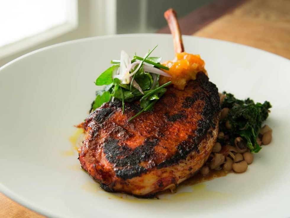 Stagecoach Inn Tomahawk pork chop