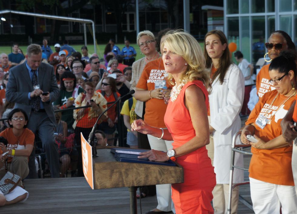 Stand With Texas Women Discovery Green Wendy Davis