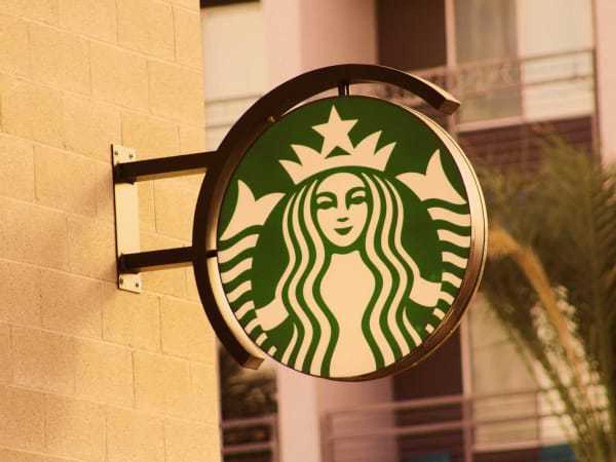 Starbucks logo sign