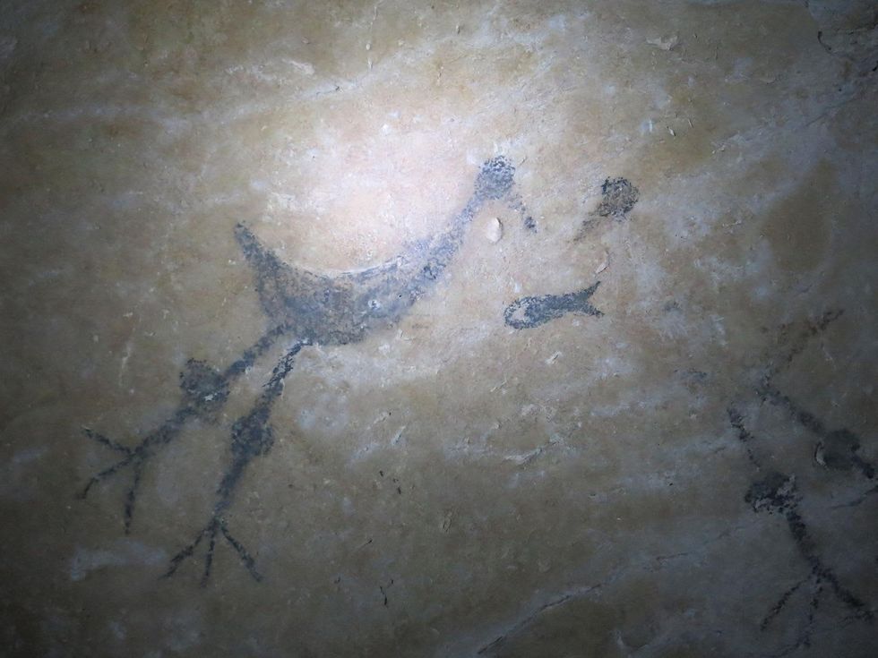 Stephan Lorenz unique hotel in Dominican Republic January 2014 Taino pictographs found in caves best explored by boat from Paraiso Cano Hondo