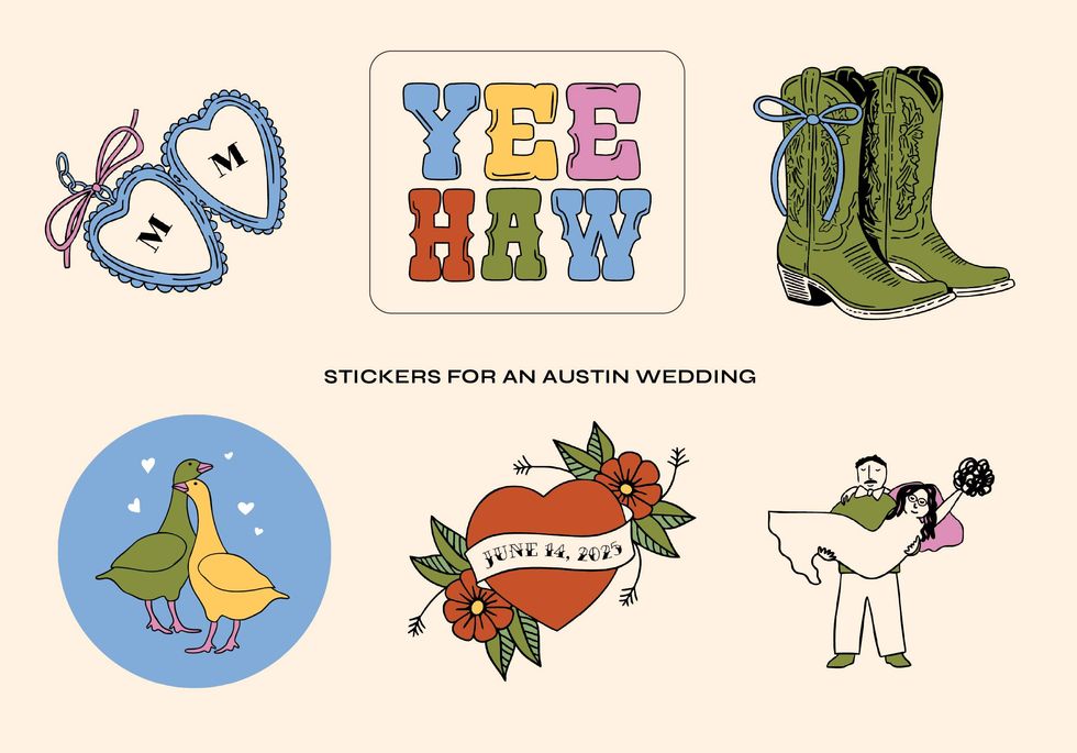 Stick Around stickers Austin