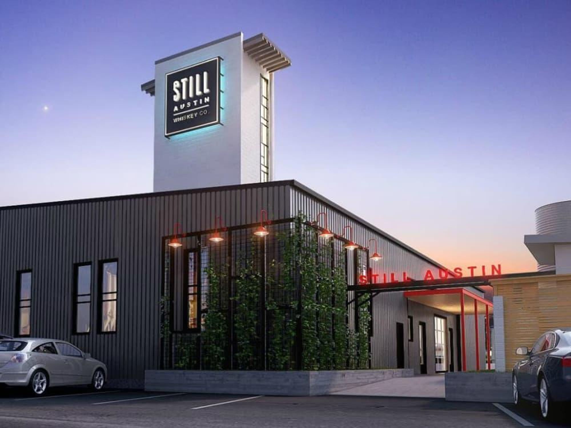 Still Austin Whiskey Co distillery rendering