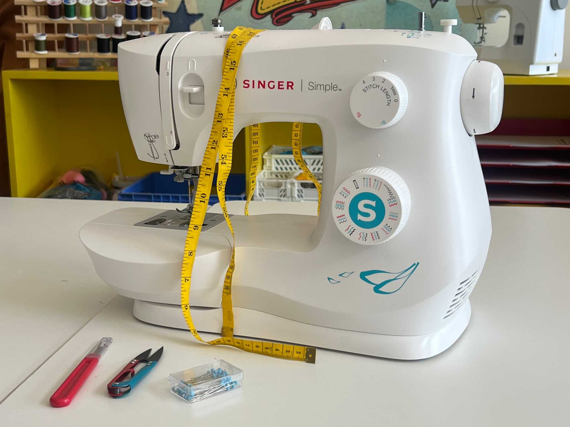 Stitch Lab sewing machine and tools