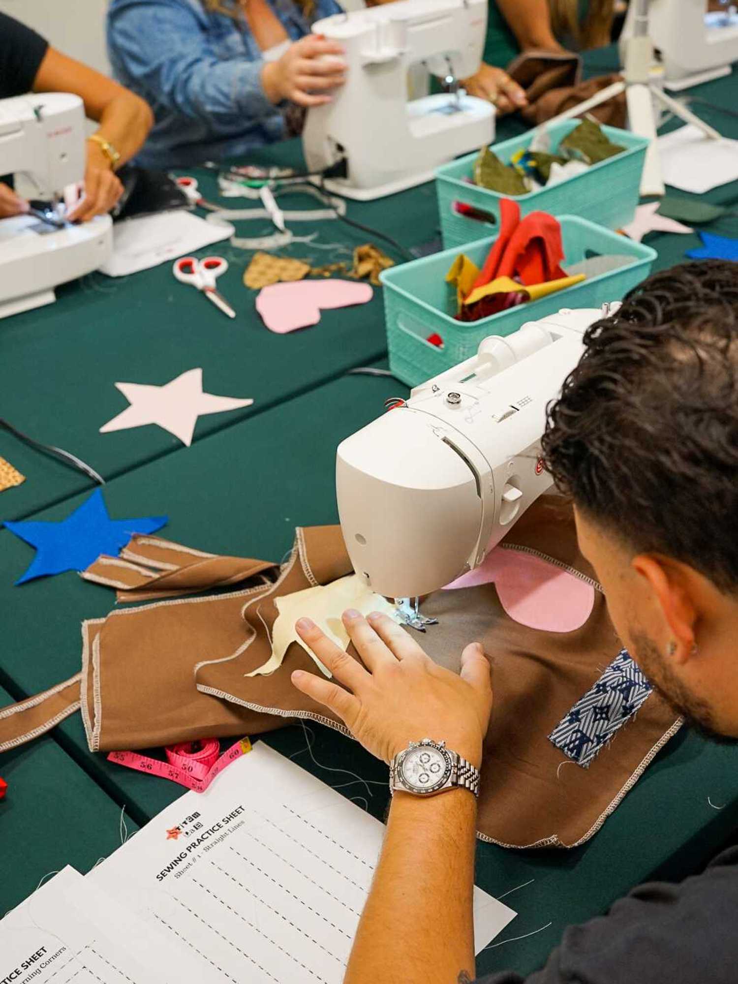 Stitch Lab student at workshop