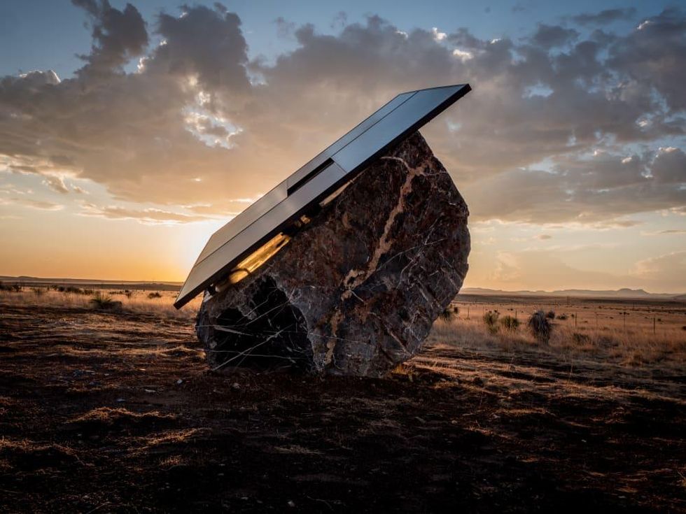 Stone Circle Marfa solar panels
