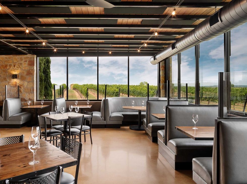 Stout's Signature restaurant at Grape Creek Vineyards in Fredericksburg