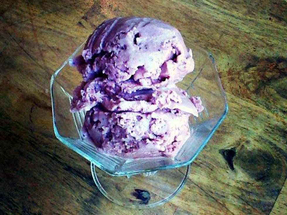 Strawberry ice cream at Sweet Ritual in Austin