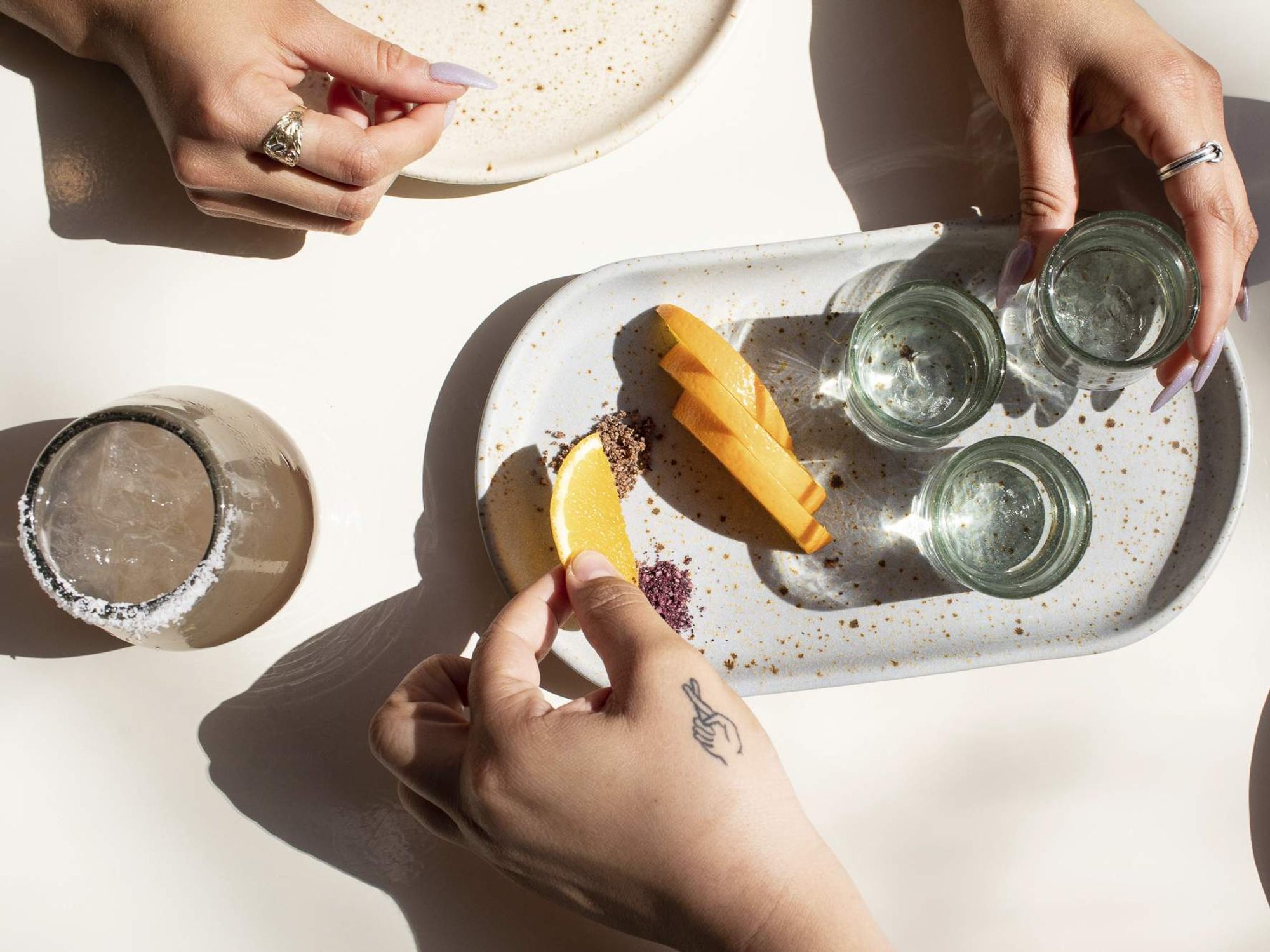 Suerte sotol flight snack