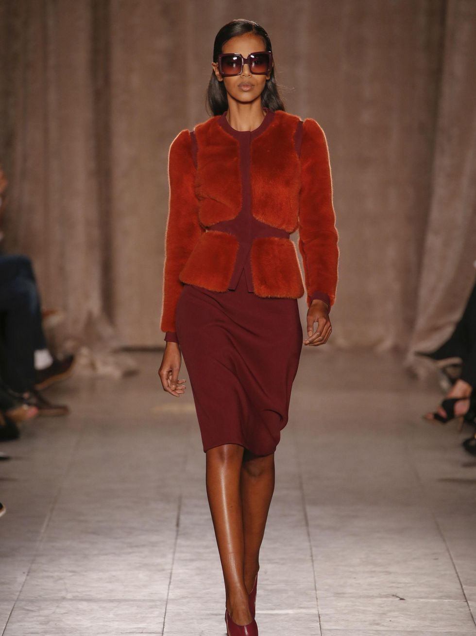 Suit from Zac Posen fall 2015 collection