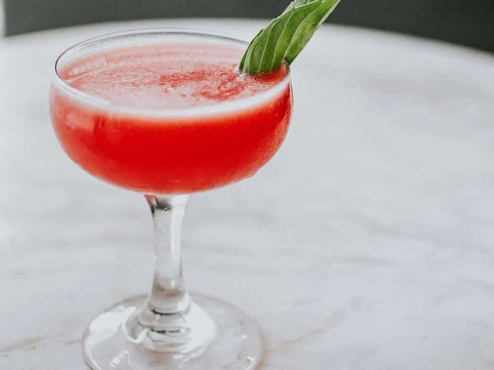 Summer Sonato cocktail at Garage Austin