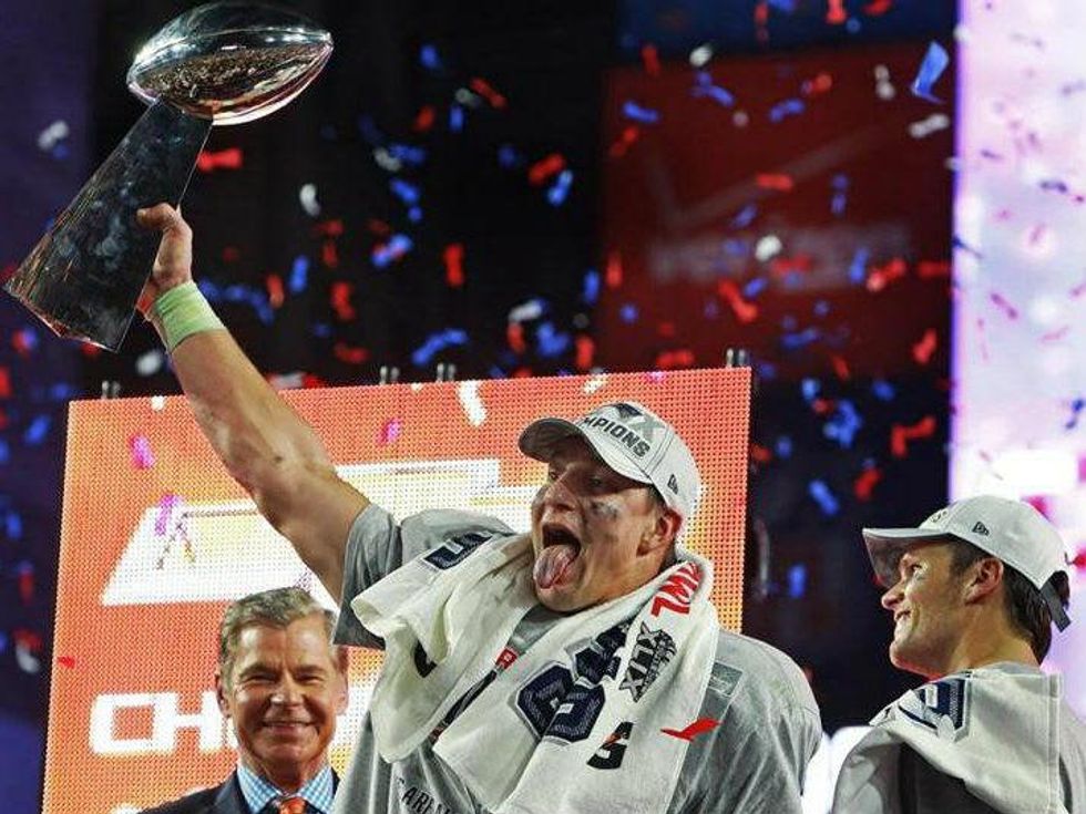 Super Bowl Pats Gronkowski