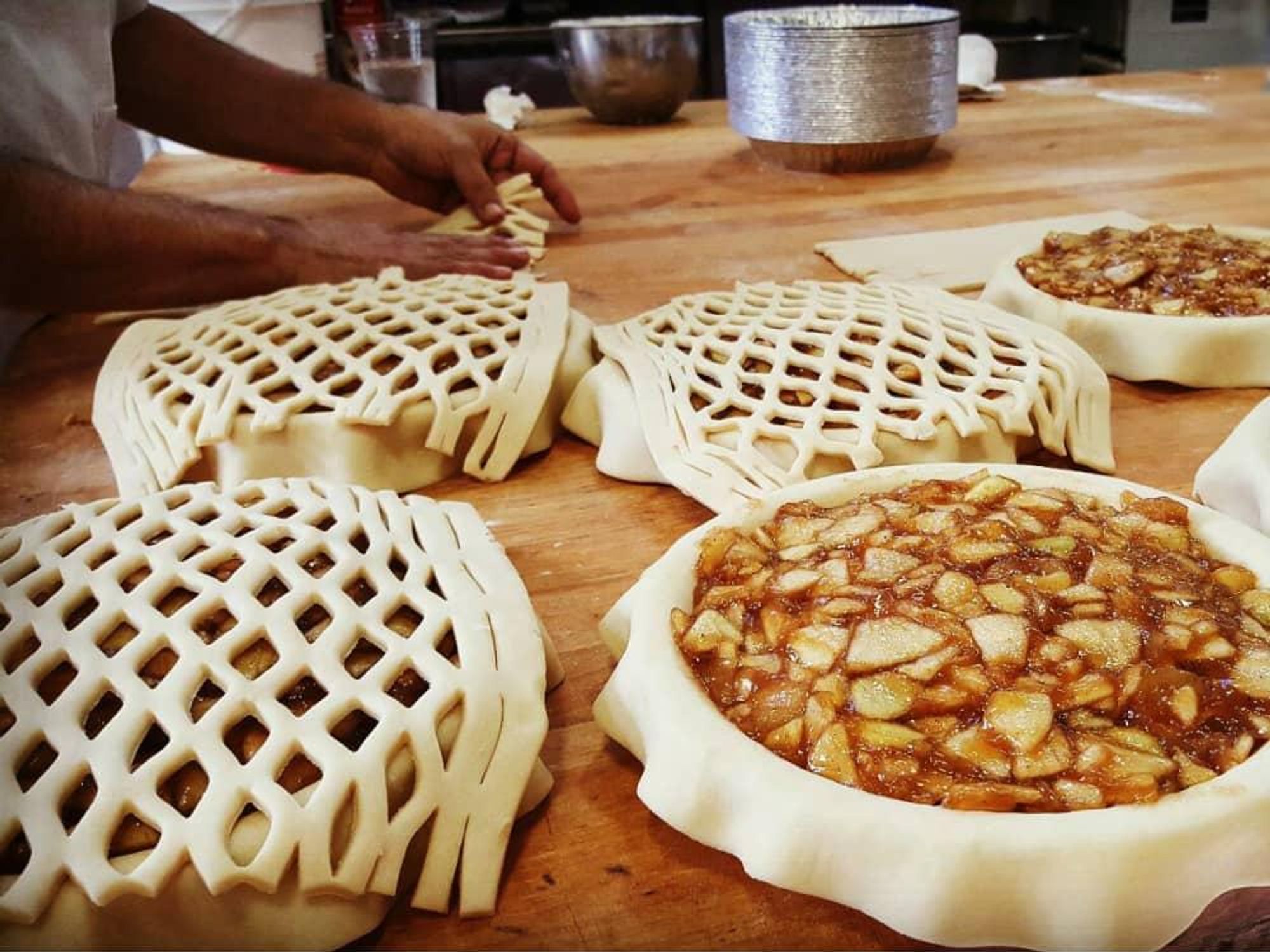 Sweetish Hill Bakery baking pies