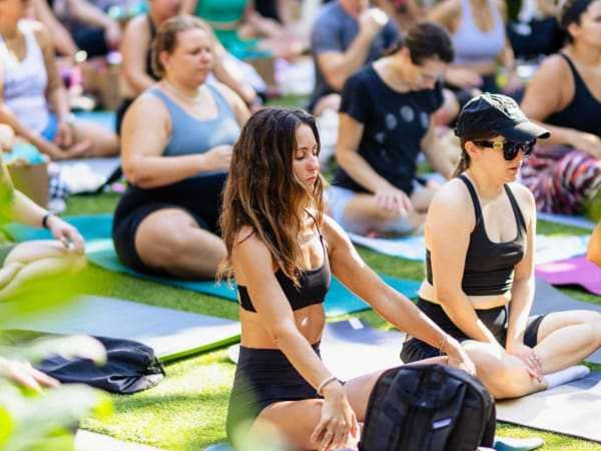 Swift Fit Social yoga class