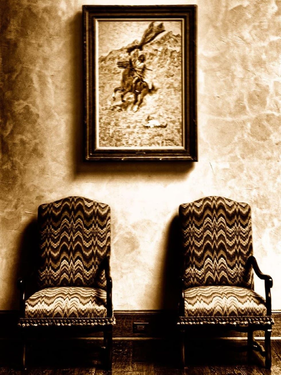 T. Boone Pickens, Mesa Vista Ranch, Remington painting