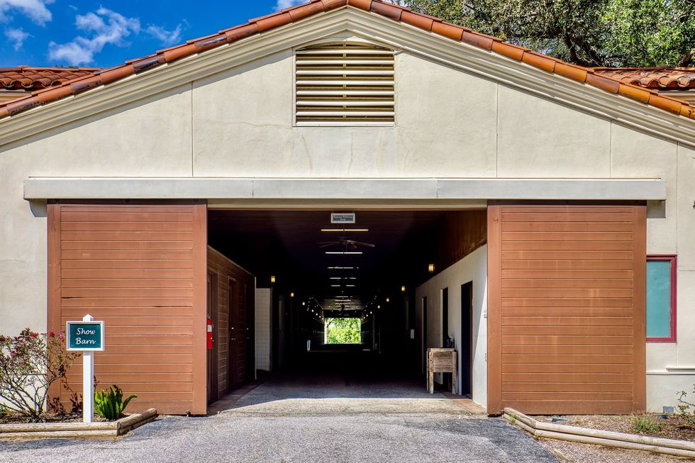 Take a walk through the show barn.