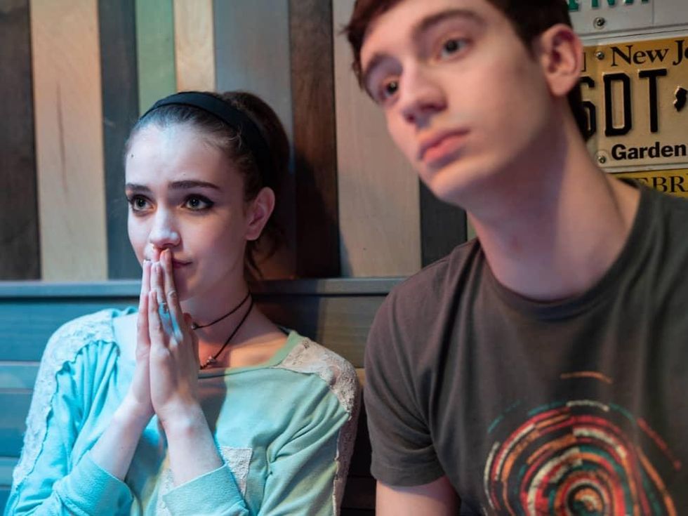 Talia Ryder and The\u0301odore Pellerin in Never Rarely Sometimes Always