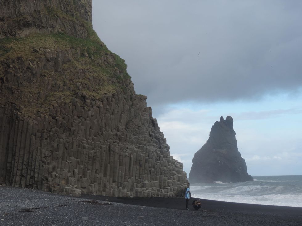 Tarra Gaines Iceland December 2014 Beach at Reynisdrangur, Vik