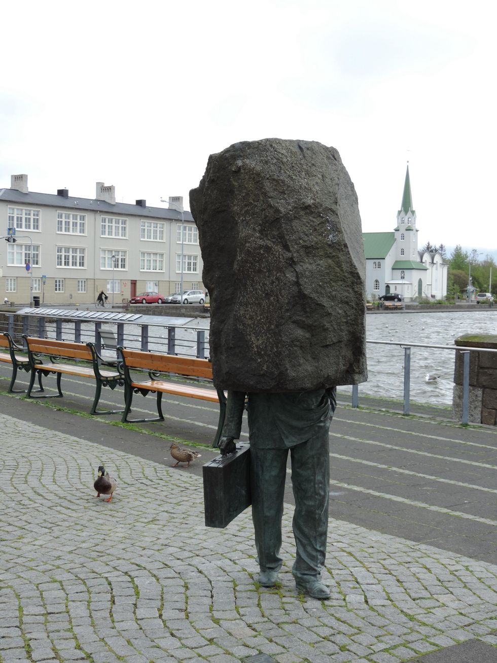 Tarra Gaines Iceland December 2014 Public art & water fowl of Reykjavik