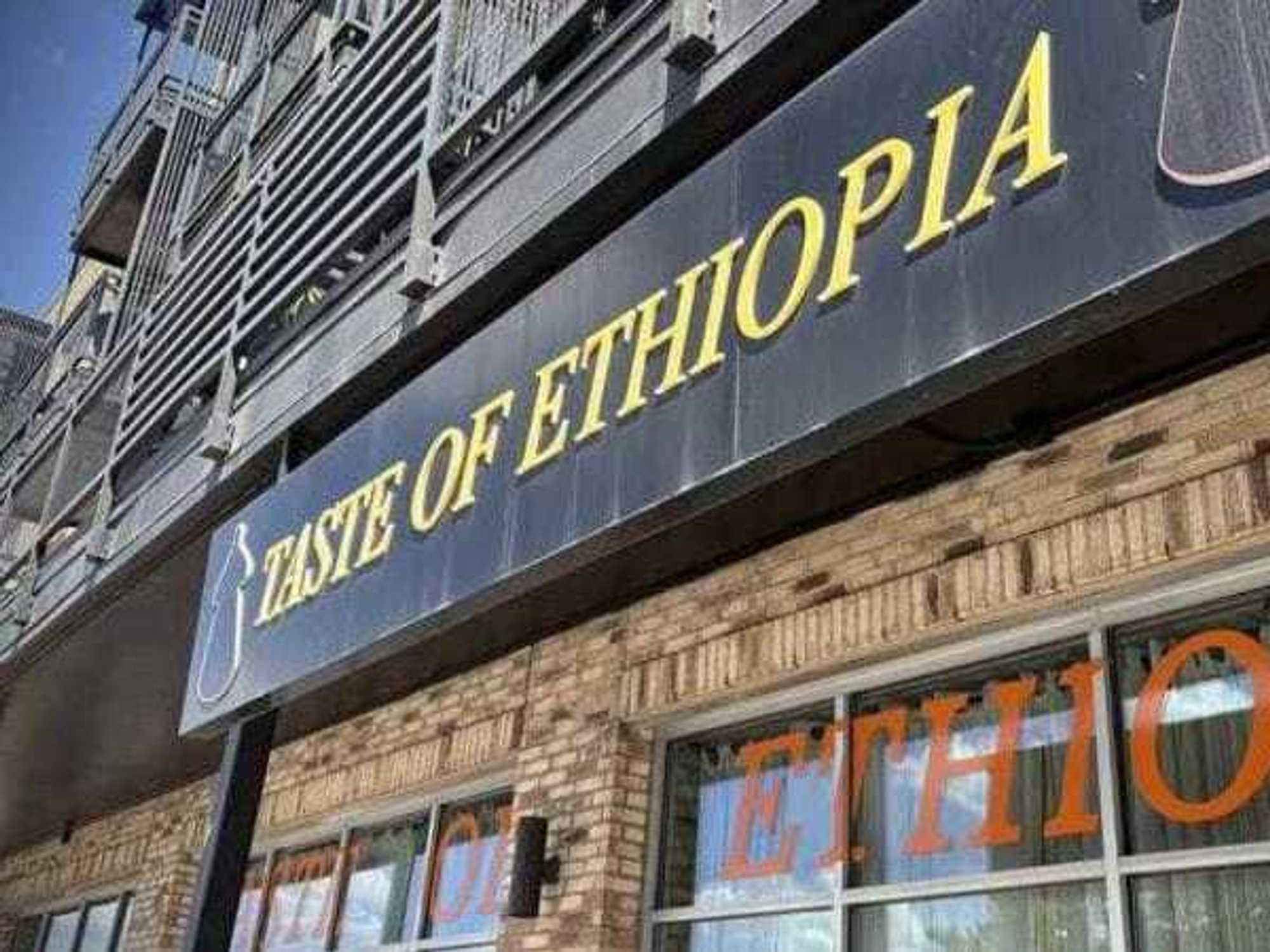Taste of Ethiopia sign