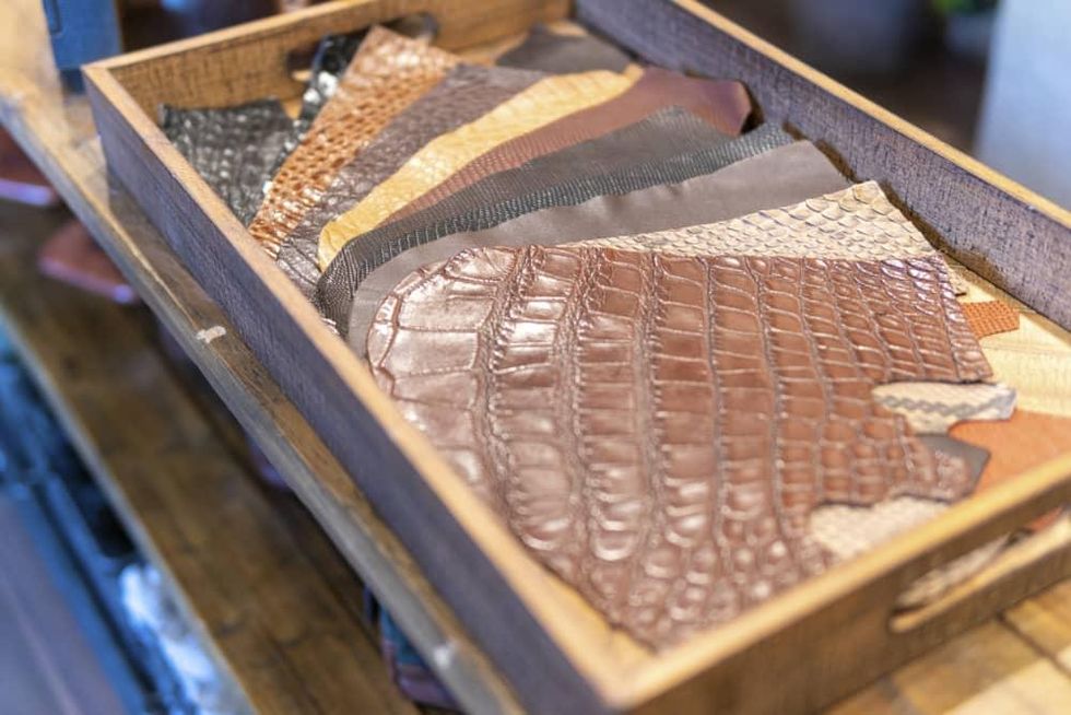 Tecovas San Antonio leather samples