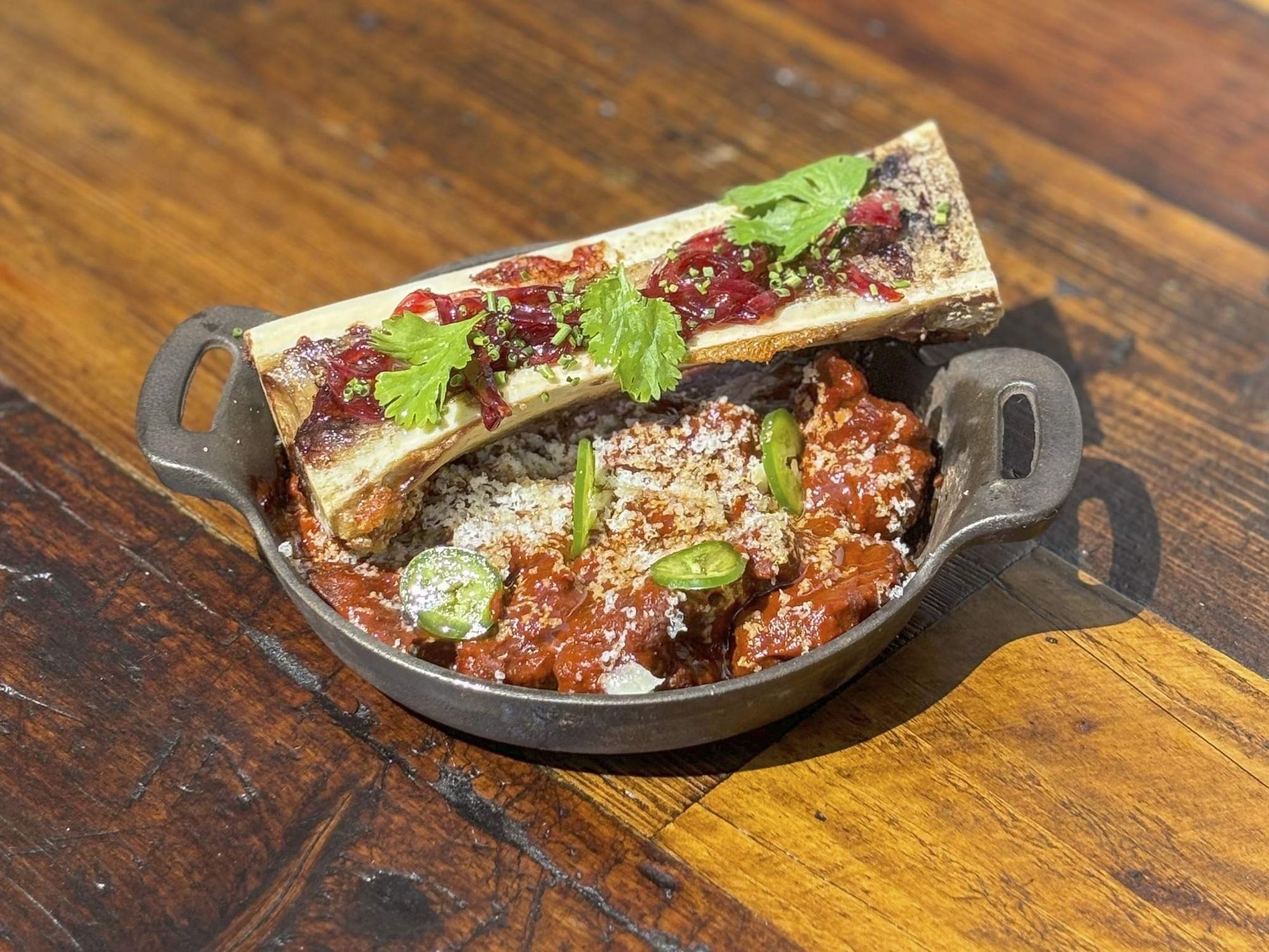 Teddy's Texas Red Chili with Bone Marrow