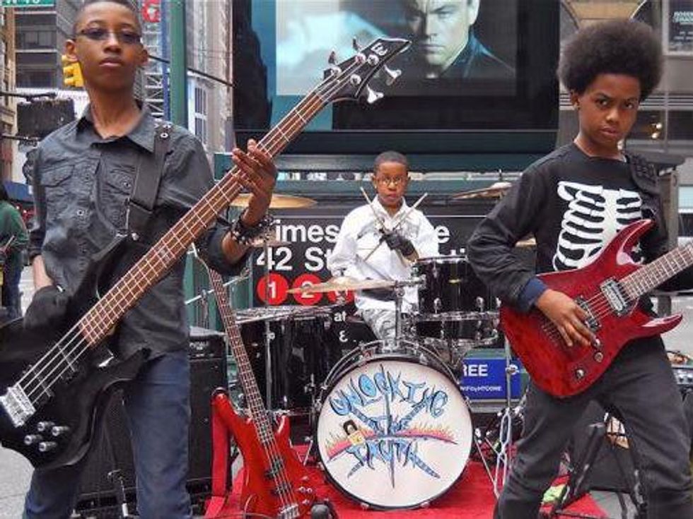 Teen metal band Unlocking The Truth