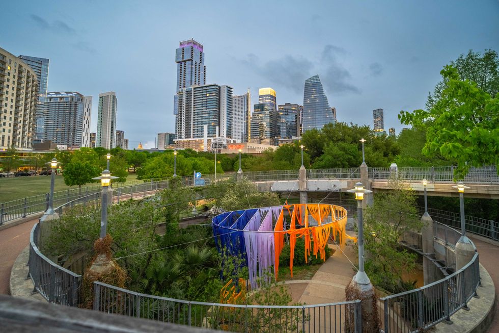 Tempo on the Trail: enFOLD Collective (Megan Echols) \u2013 Sculpture, Pfluger Circle