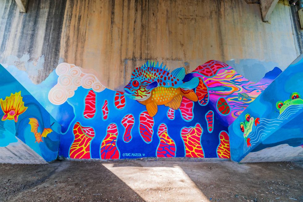 Tempo on the Trail: Victoria Marquez \u2013 Mural, Lamar Bridge