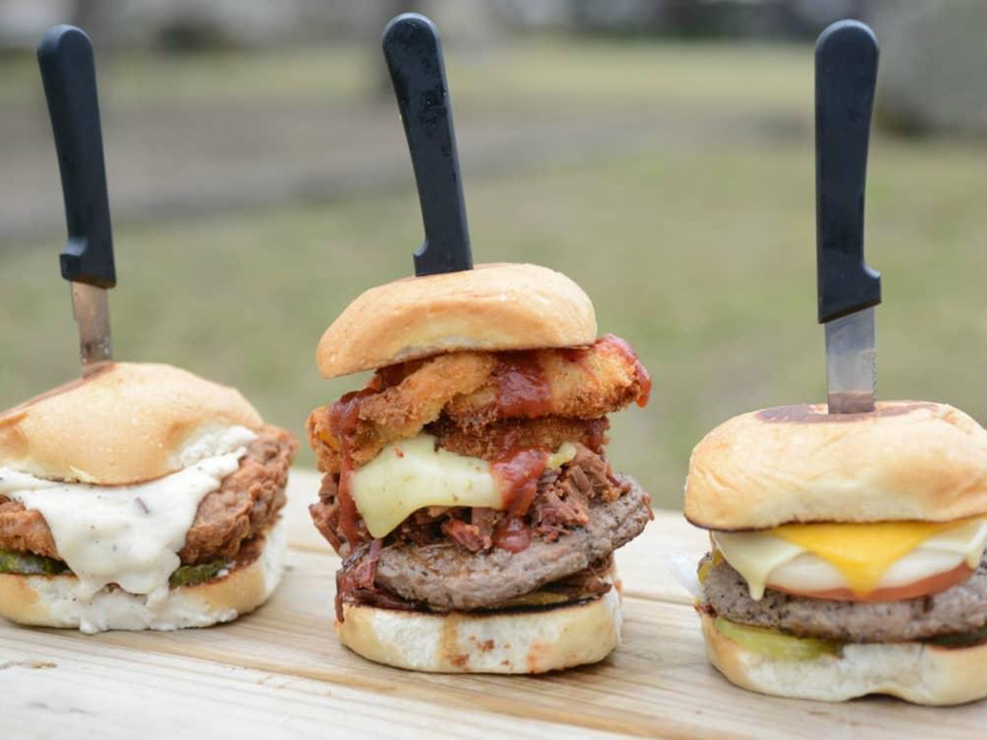 Texas 46 BBQ burgers Spring Branch