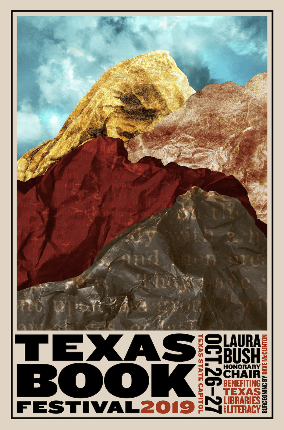 Texas Book Festival 2019 poster