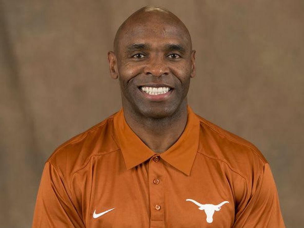 Texas head coach Charlie Strong