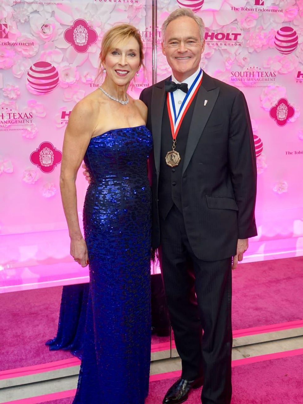 Texas Medal of Arts Awards Jane Pelley Scott Pelley