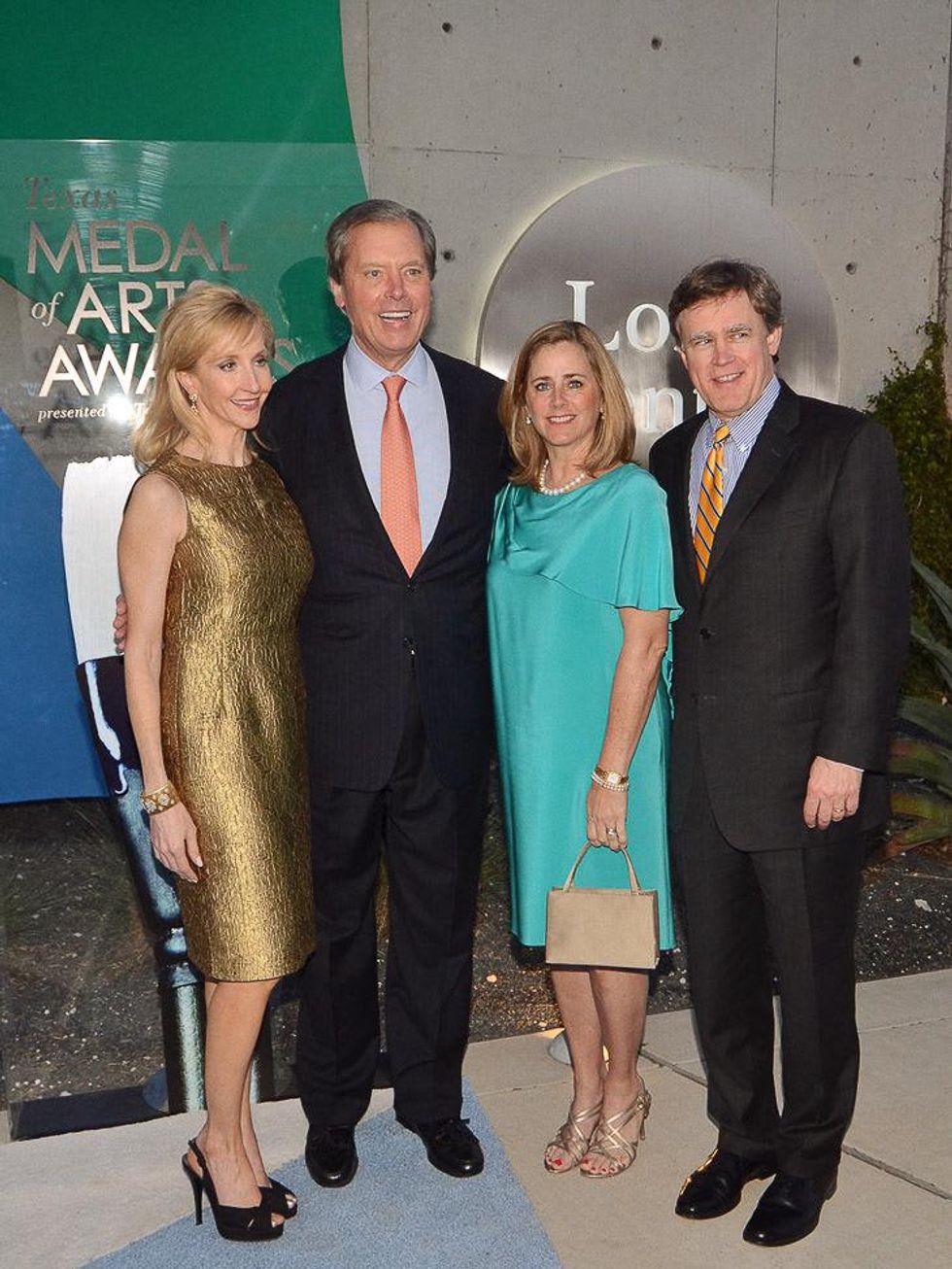 Texas Medal of Arts, March 2013, Tricia Dewhurst, David Dewhurst, Stacey Branch, Dan Branch