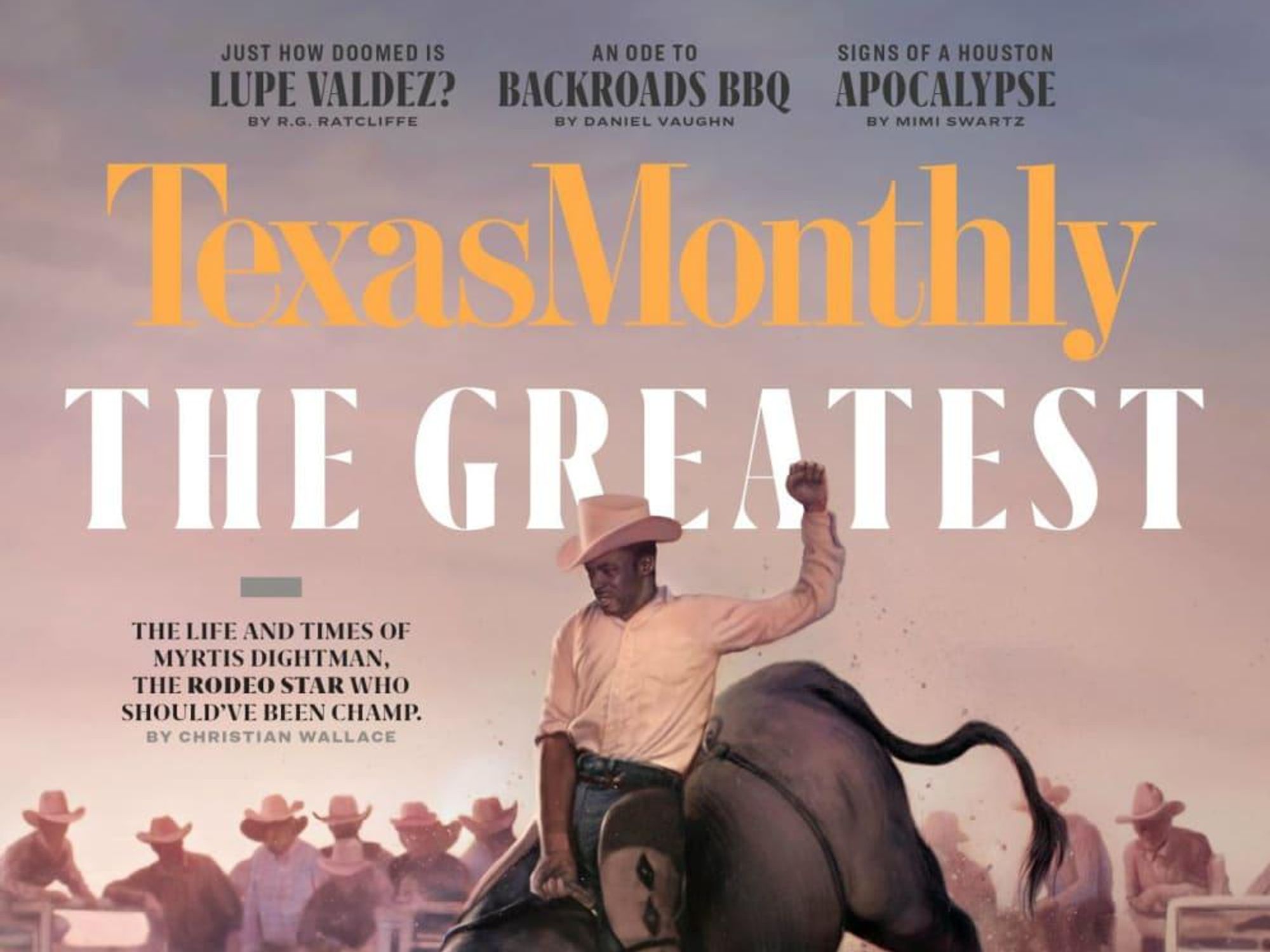 Texas Monthly cover by Leann Mueller